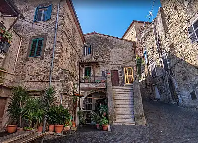 Vorschauansicht aus dem italienischen Bergdorf Paliano